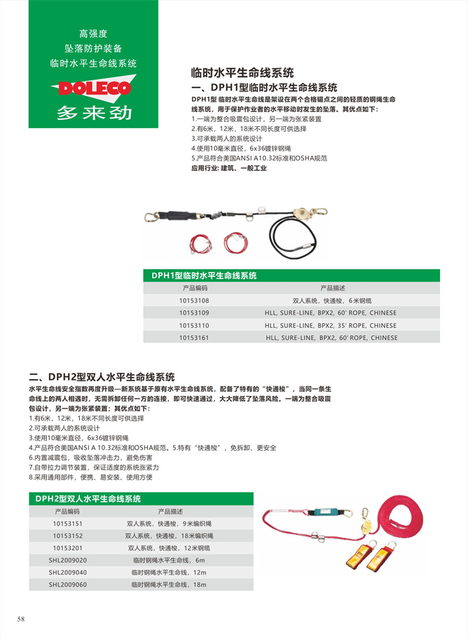 临时水平生命线系统